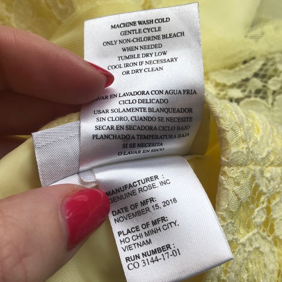 Girls’ Yellow Special Occasion Dress - Picture 5 of 5